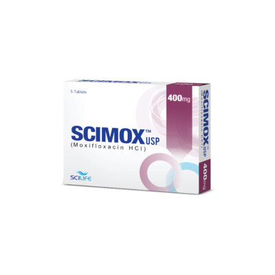 Moxifloxacin (as hydrochloride)
