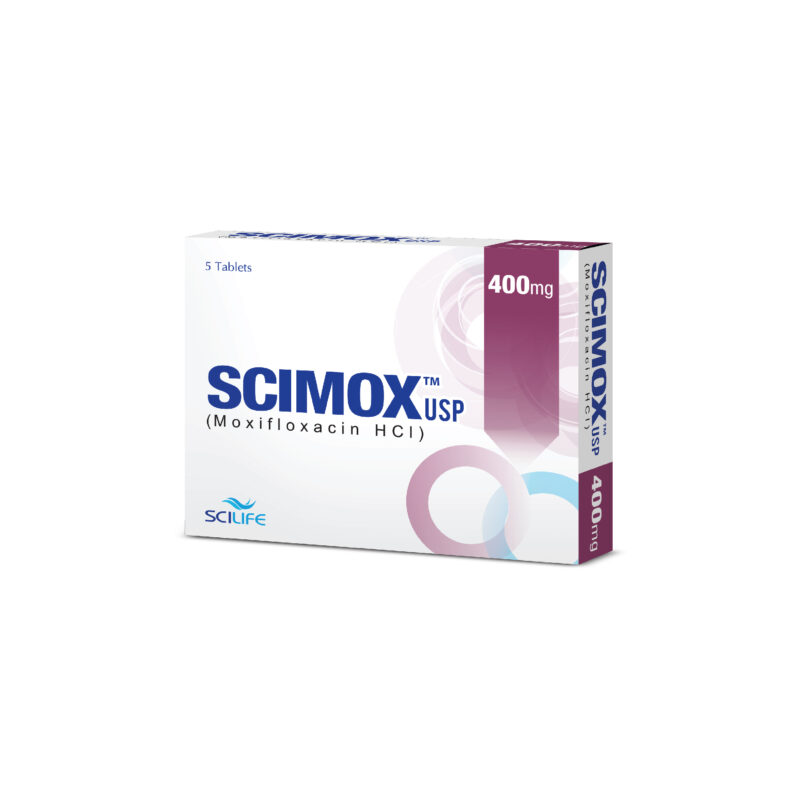 Moxifloxacin (as hydrochloride)